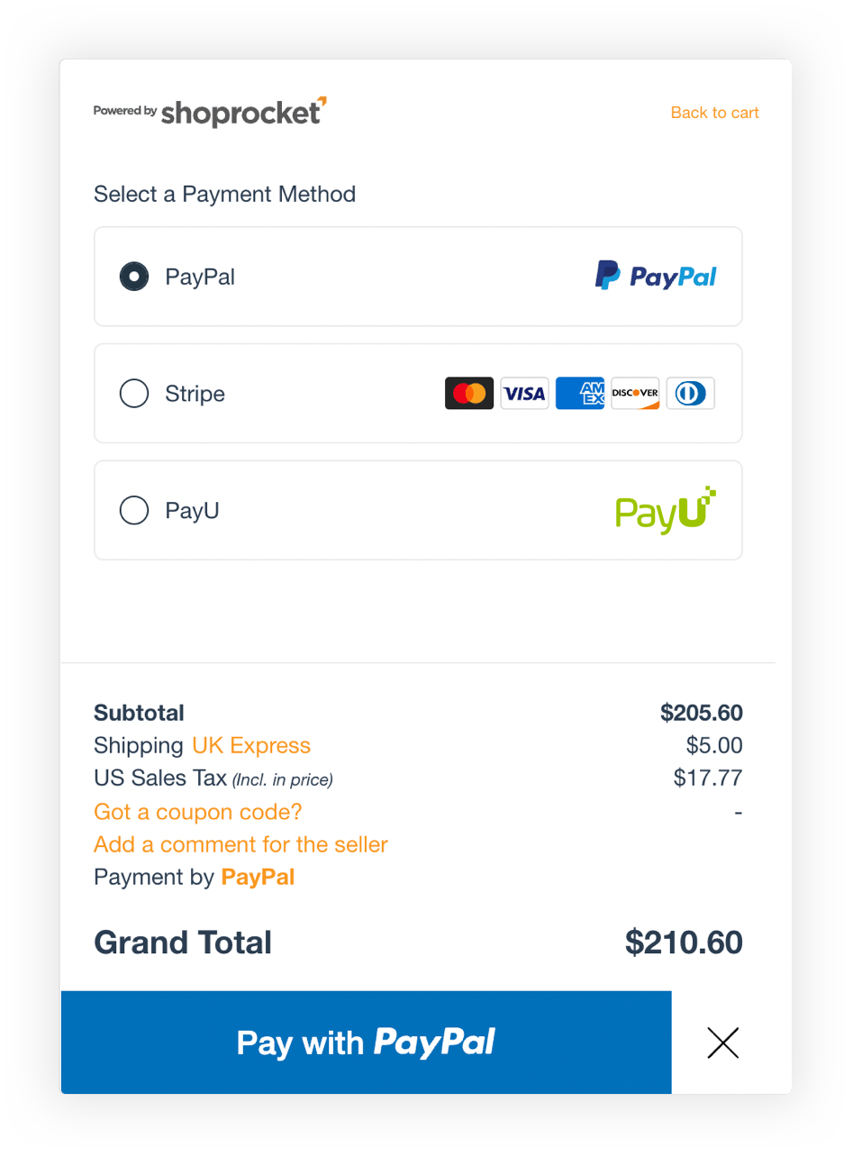 PayPal Shopping Cart PayPal Shopping Cart