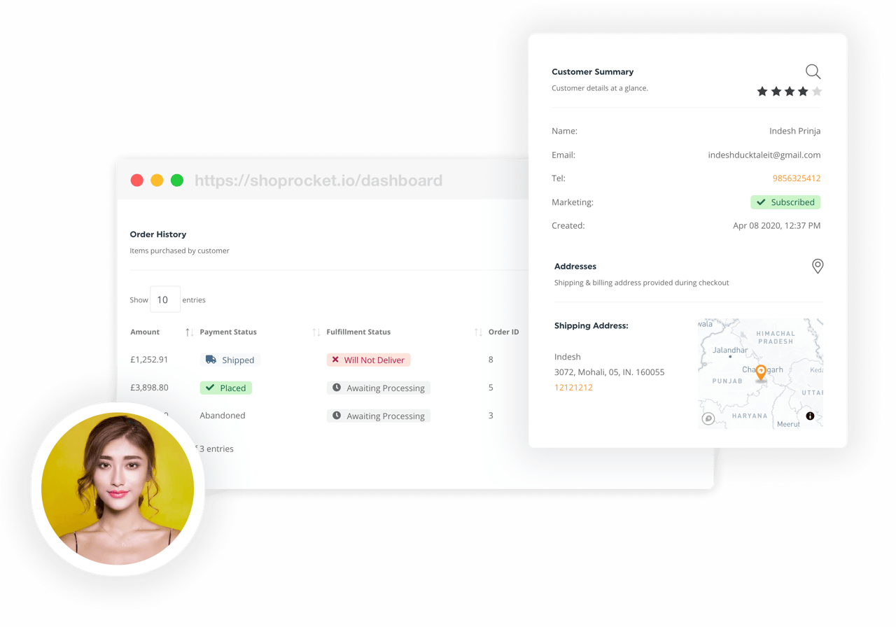 Customer & order management online Customer & order management online