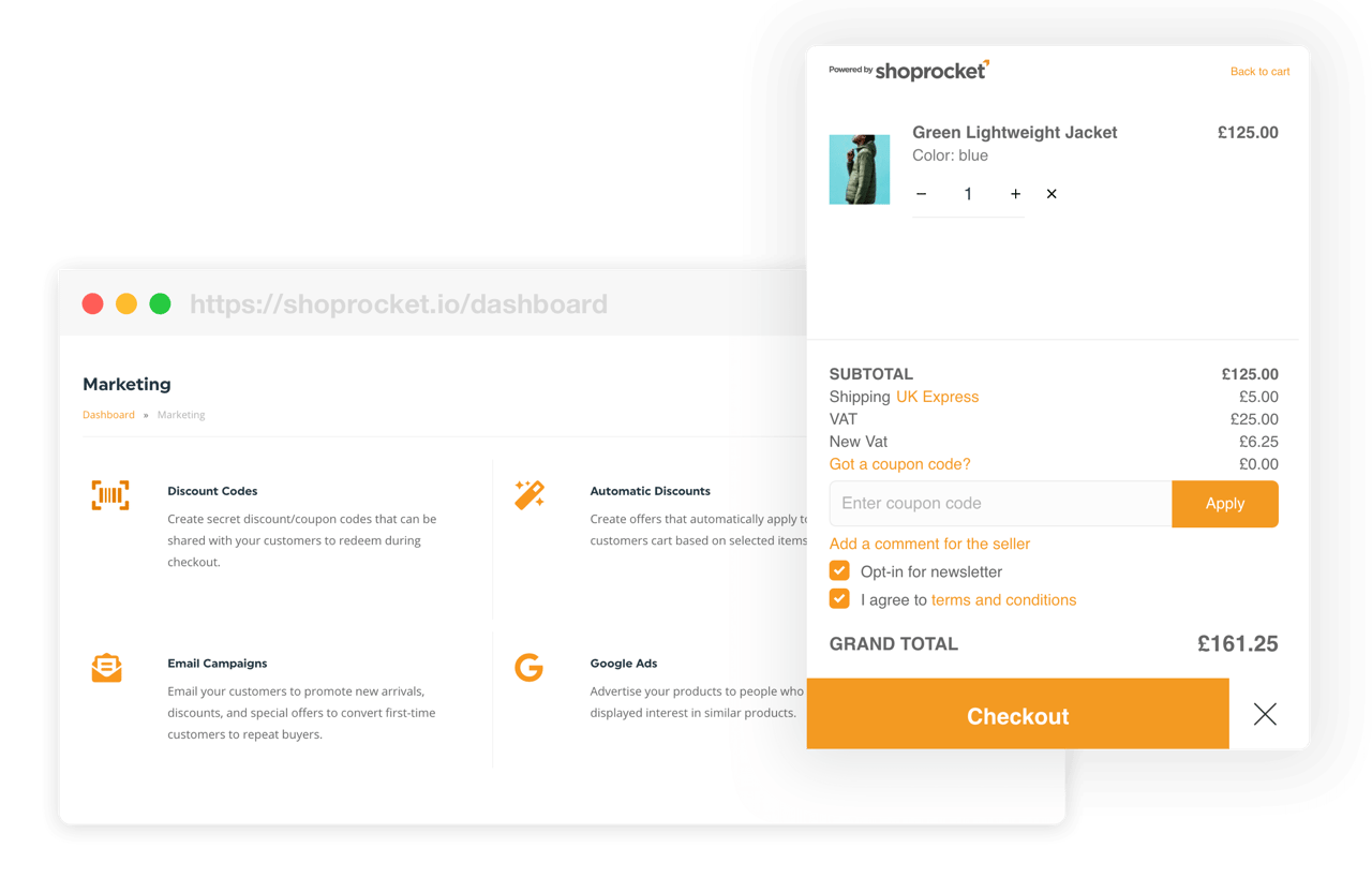 Sales & marketing tools for online store Sales & marketing tools for online store