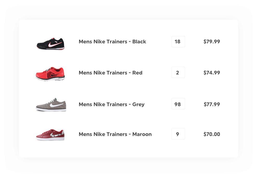 Sell physical products Sell physical products